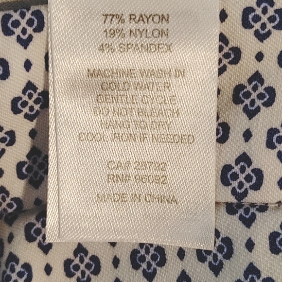 Cynthia Rowley cropped pants Size 6 - Picture 4 of 4